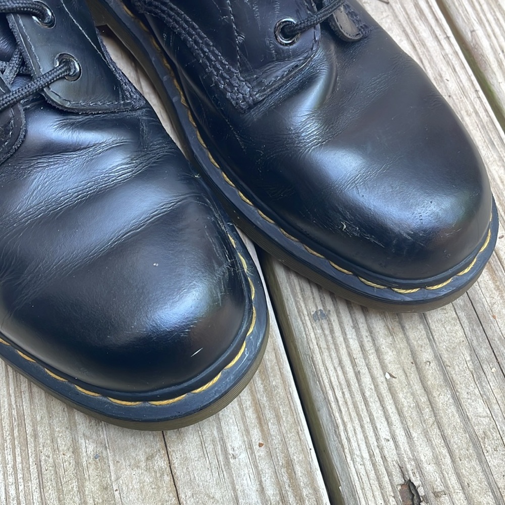 Dr. Martens 1460 Black Leather 8-Eye Lace-Up Boots Men’s US 10 / Women’s US 11 - Picture 6 of 16